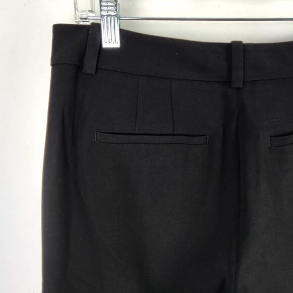 NWT WHBM Black Pleated Soft Drape Cropped Day Pant Size 4R Twee Career Office - Picture 5 of 5